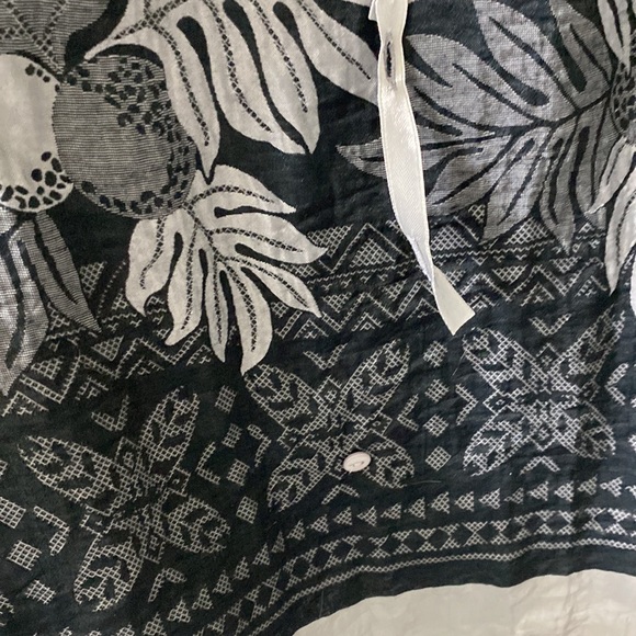 Anthropologie Lapis skirt dress boho batik print elasticized waist top one size - Picture 5 of 5